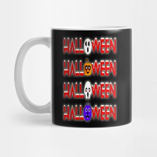 Halloween Fusion: Moon, Pumpkin, Skull & Monster Fun Mug